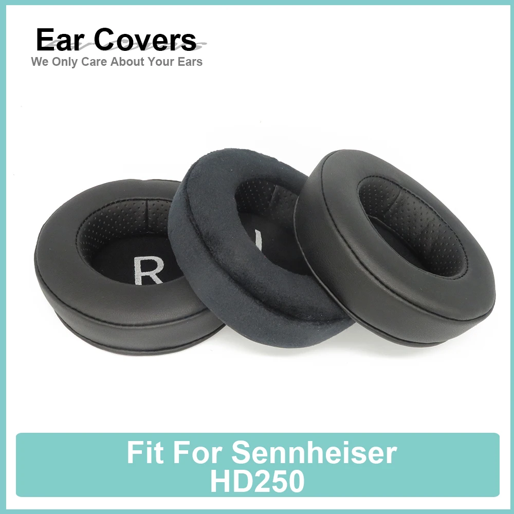 Earpads For Sennheiser HD250 Headphone Earcushions Protein Velour Pads Memory Foam Ear Pads