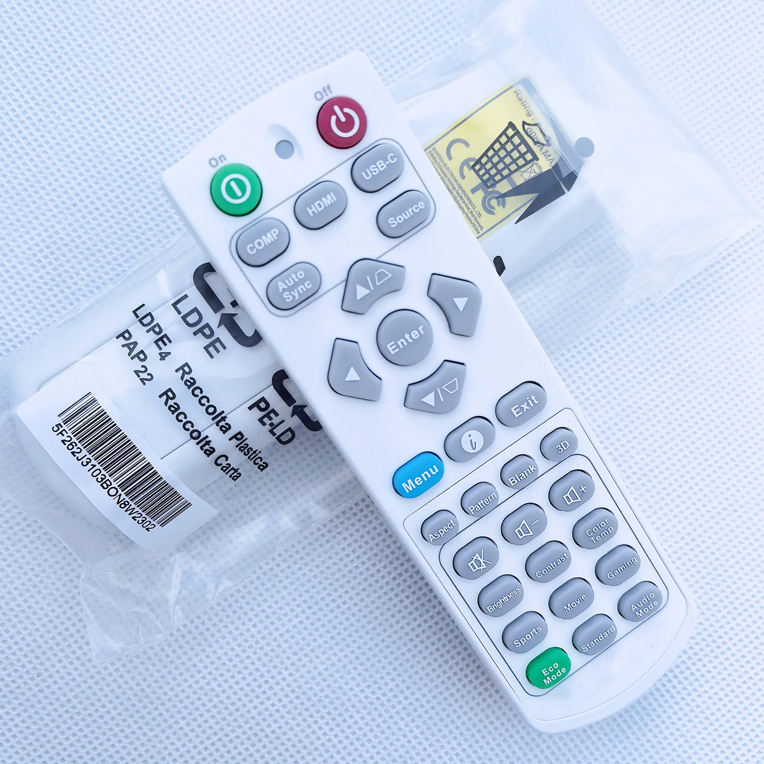 

Remote Control Q-3101 For VIEWSONIC PX706HD VS17266 Projector