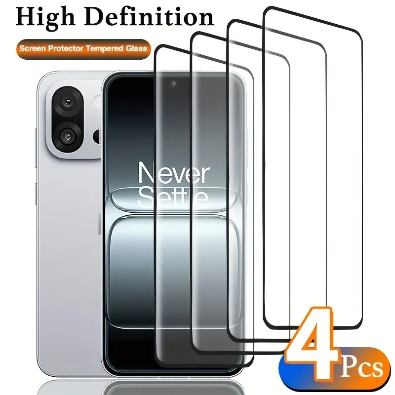 

4Pcs High Definition Tempered Glass for OnePlus 13R 12 11R 10 9 8 Pro Protective Film For Oneplus Ace 5 3 Pro Tempered Glass
