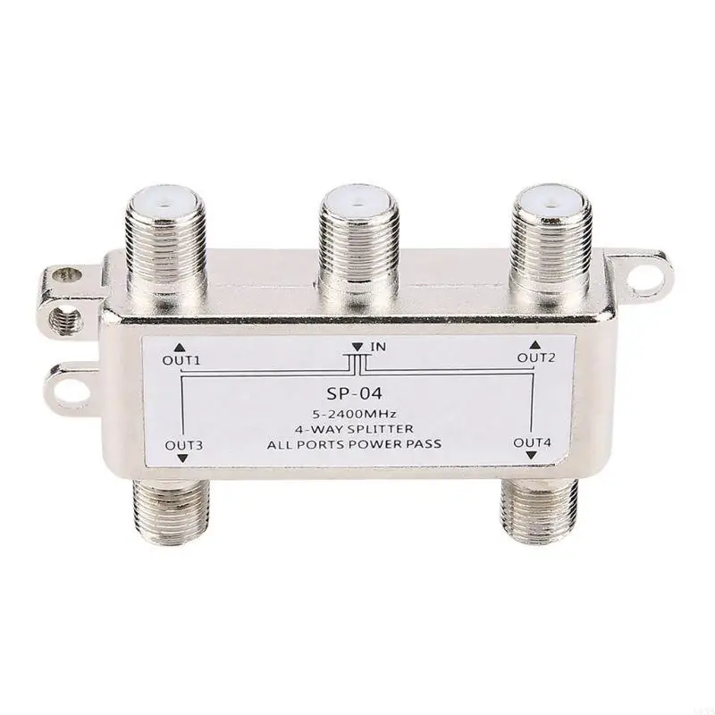 U13B 5-2400MHz 디지털 동축 케이블 스플리터 4 채널 위성/안테나 t의 방법