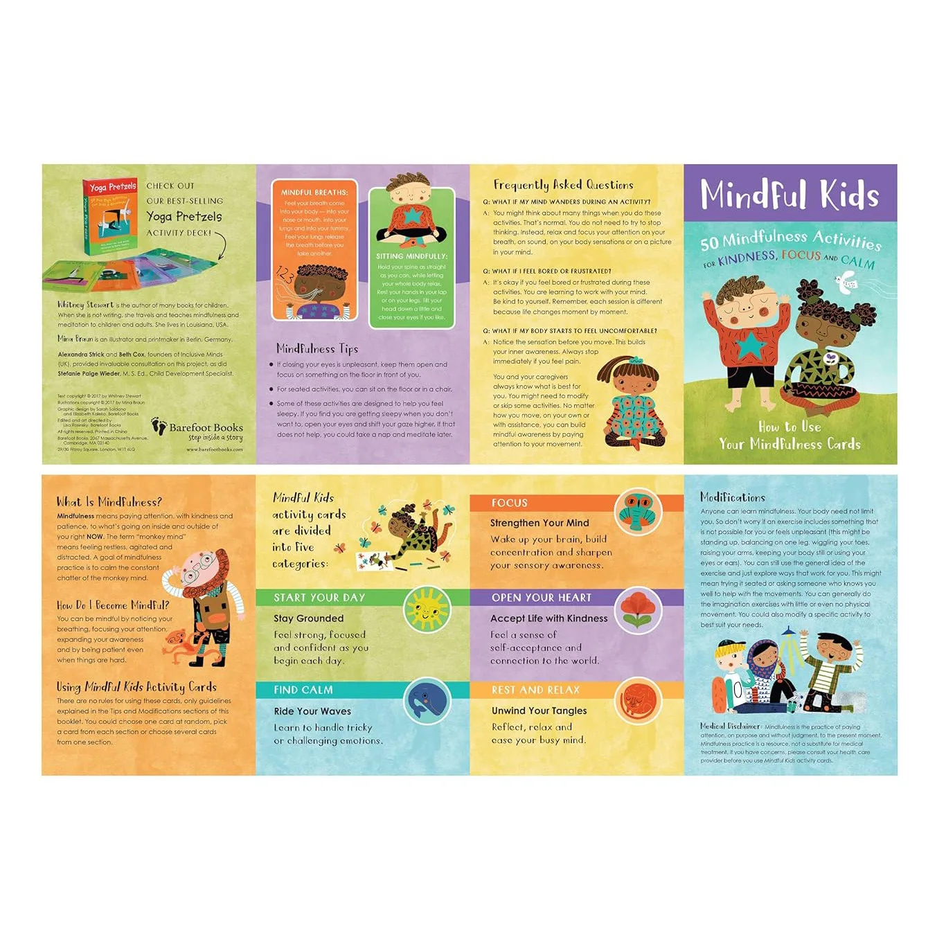 Mindfulness Game for Kids - 50 Mindfulness Activities for Kindness, Focus and Calm Mindful Talk Cards for Children and Parents C