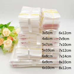 1000pcs Plastic Gift Bags Opp Bags Self Adhesive Seal Opp Cellophane Poly Clear Bag Small Gift Pouches for Packaging Storage Bag