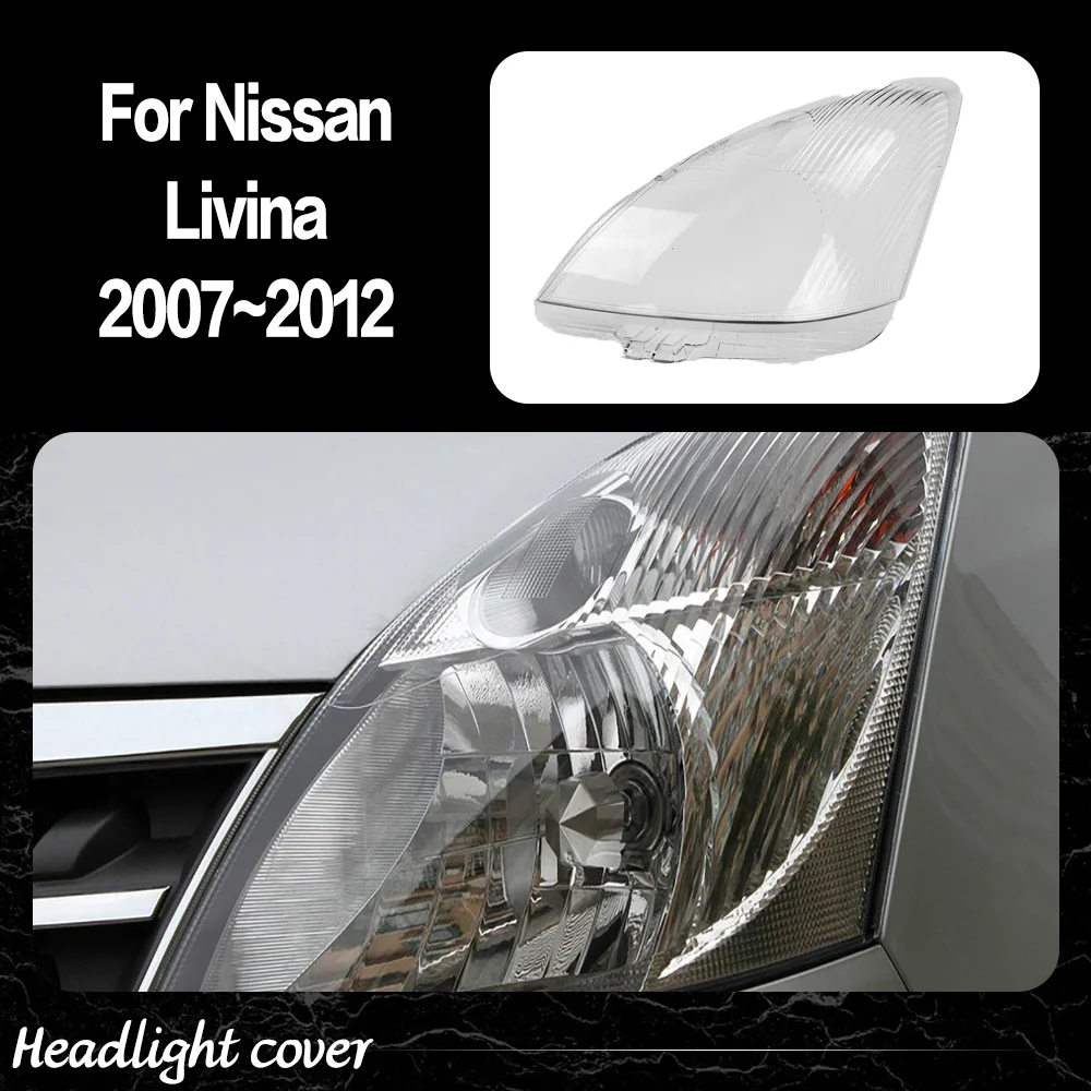 

For Nissan Livina 2007 2008 2009 2010 2011 2012 Car Accessories Headlight Cover Shade Lampshade Lens Headlamp Shell Plexiglass