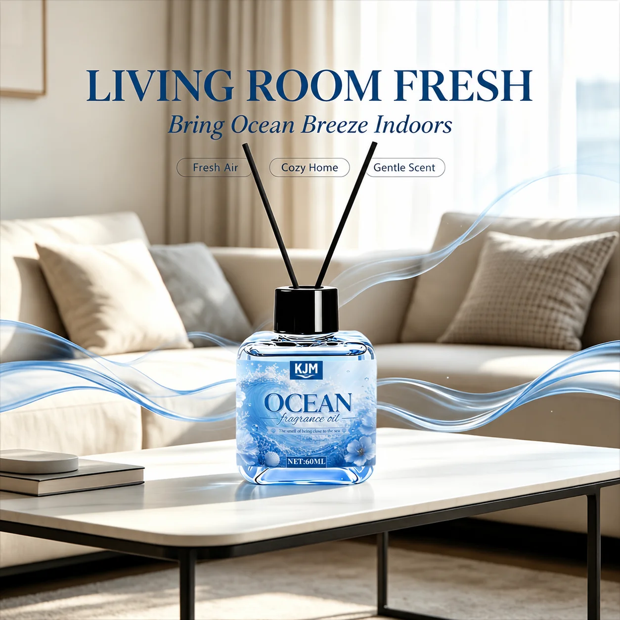 KJM Reed Diffuser Ozeanbrise,  – Home Fragrance Ocean Breeze Bewertung und Preis