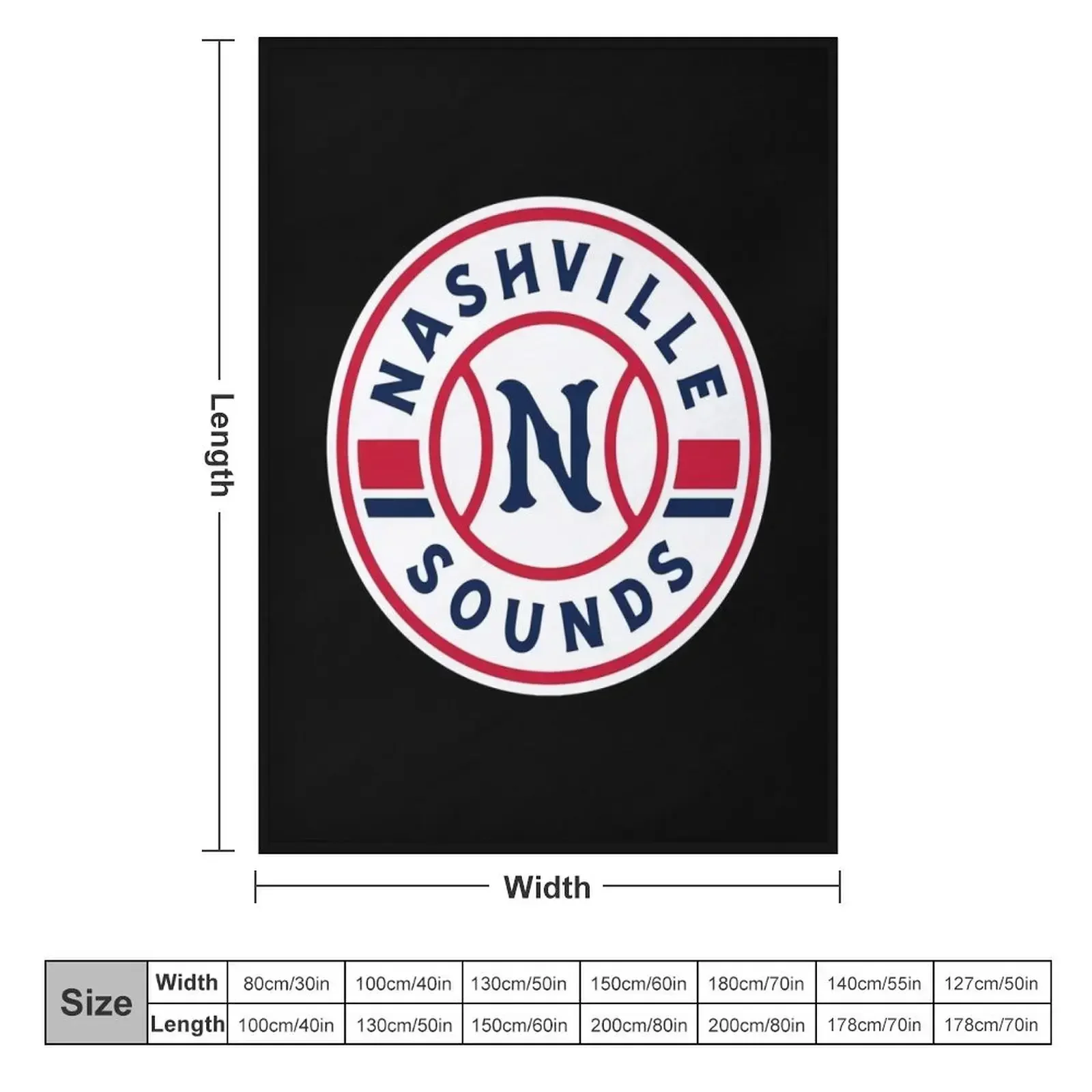 Cheapest-Nashville-Sounds-Baseball Throw Blanket Winter beds funny gift Hair Soft Big Blankets