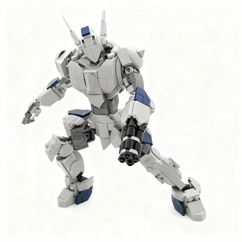 466 peças de Blocos de Montar MOC Zephyr, Brinquedos Criativos DIY, Presentes de Natal, Ideia de Aniversário para Crianças