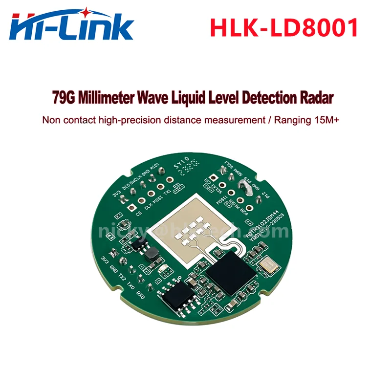 Hi-Link-Sensor de Detecção de Nível Líquido, Onda Milimétrica 79G, Módulo Radar de Alta Precisão, Medida de Nível de Água, Novo
