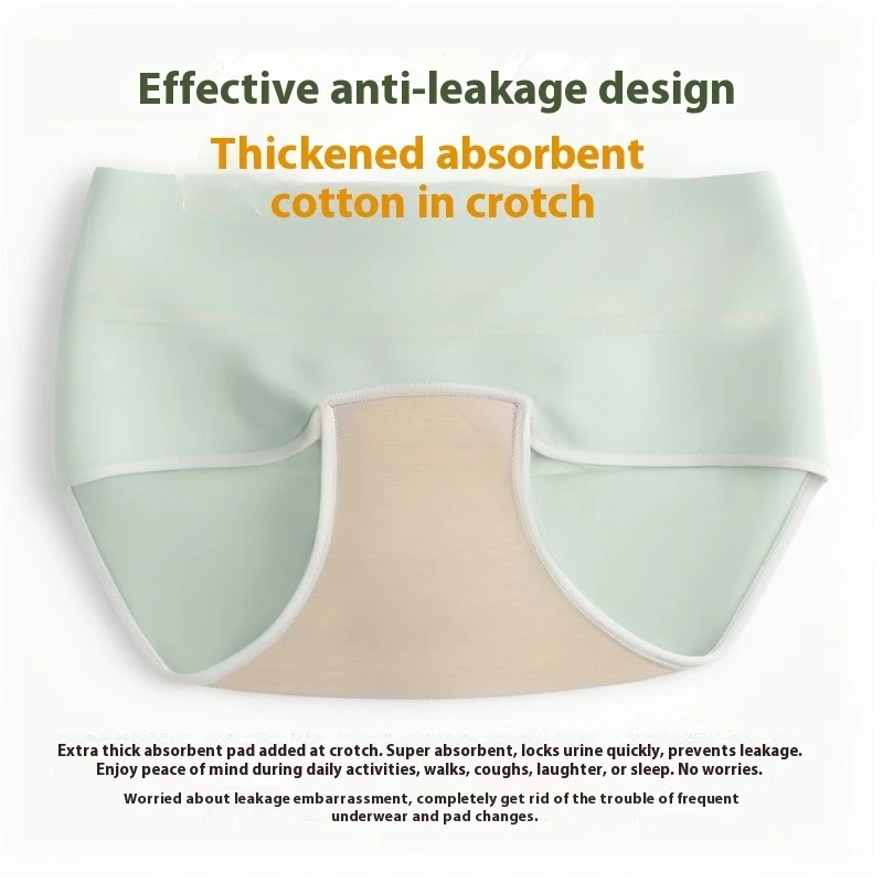 Premium Leakproof Underwear Women Postpartum Incontinence Absorbent Padded Panties Elderly Bladder Protection Soft Comfort