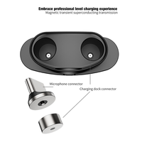 PHILE-Wireless Microphone Universal Microphone Universal Smart Charging Stand Type-C Magnetic Connection USB 5V Power Supply