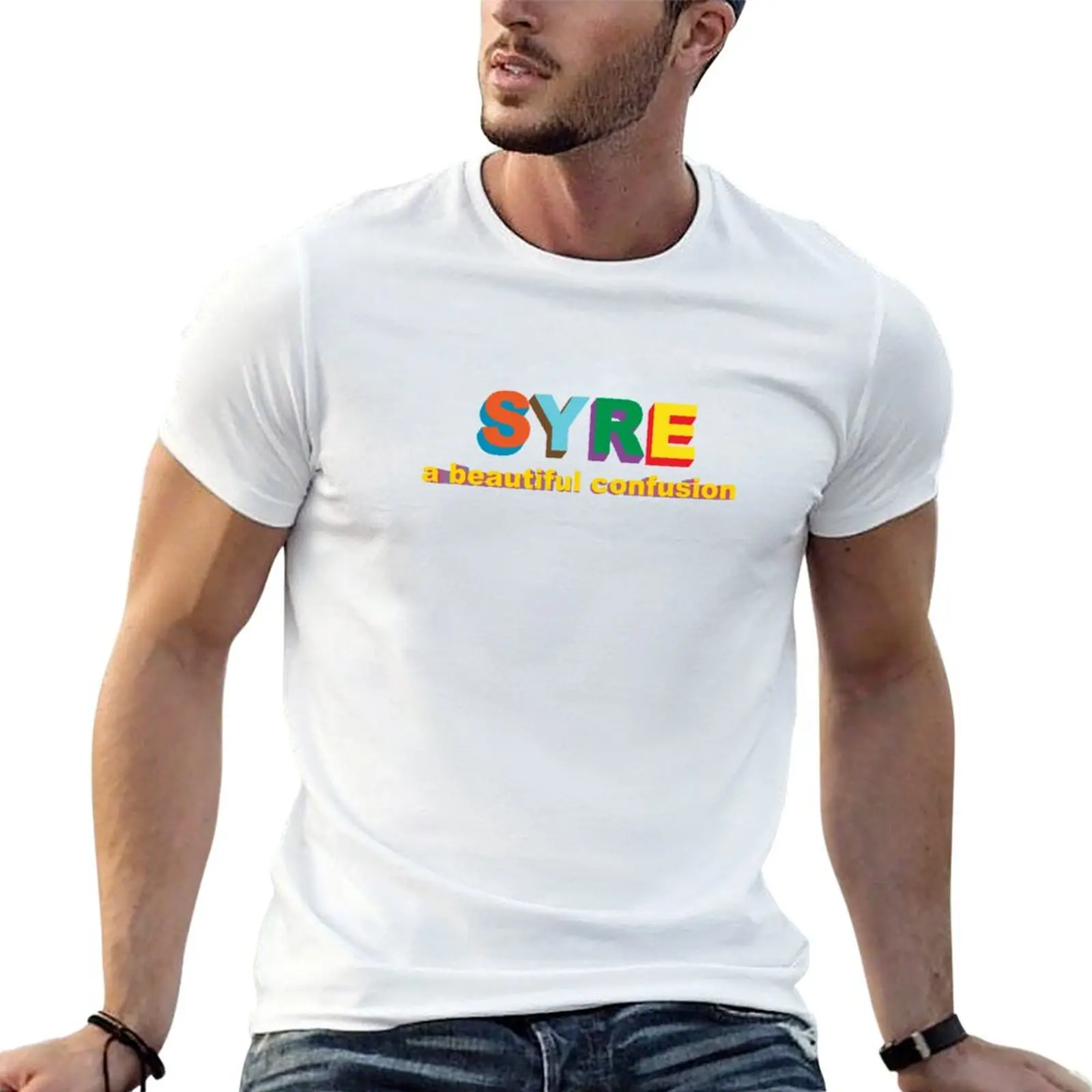 Syre a beautiful confusion T-Shirt Plus Size Non-Shrink T-Shirt