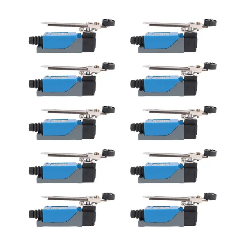 10Pcs ME-8108 Momentary Roller Type Limit Switch For CNC Mill 5A 250V ME8108 Mini Switch-A74P