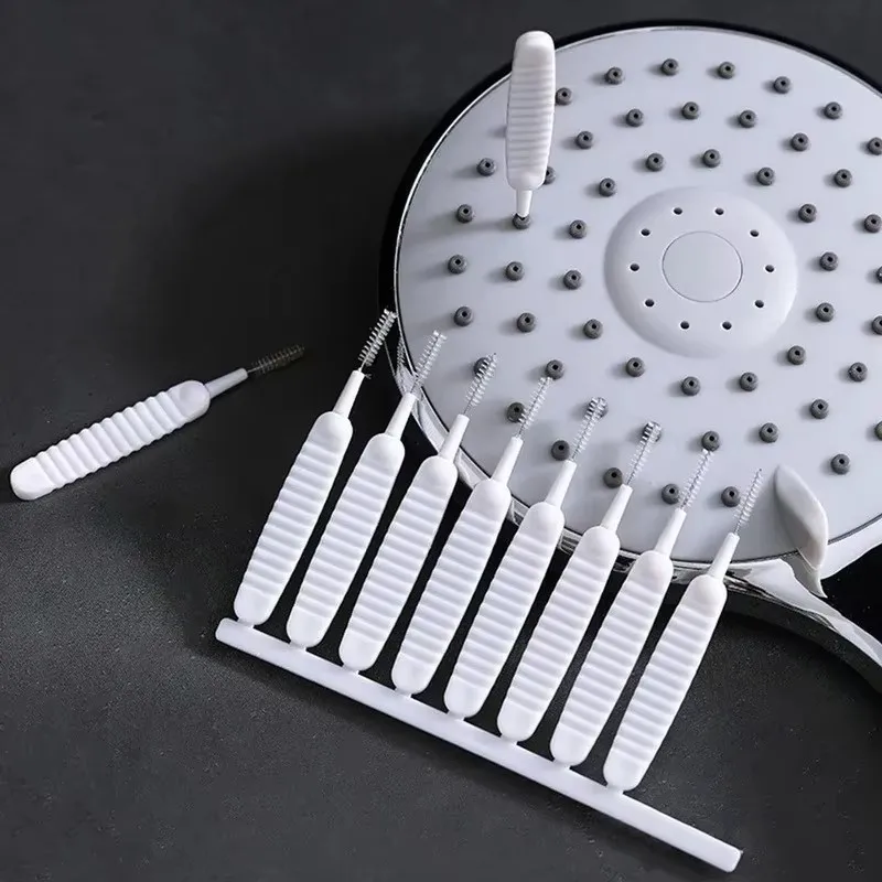 10-500PCS Shower Cleaning Brush Bathroom Micro Nylon Brush Nozzle Anti-blocking Cleaning Tools Bathroom Accessories image 2