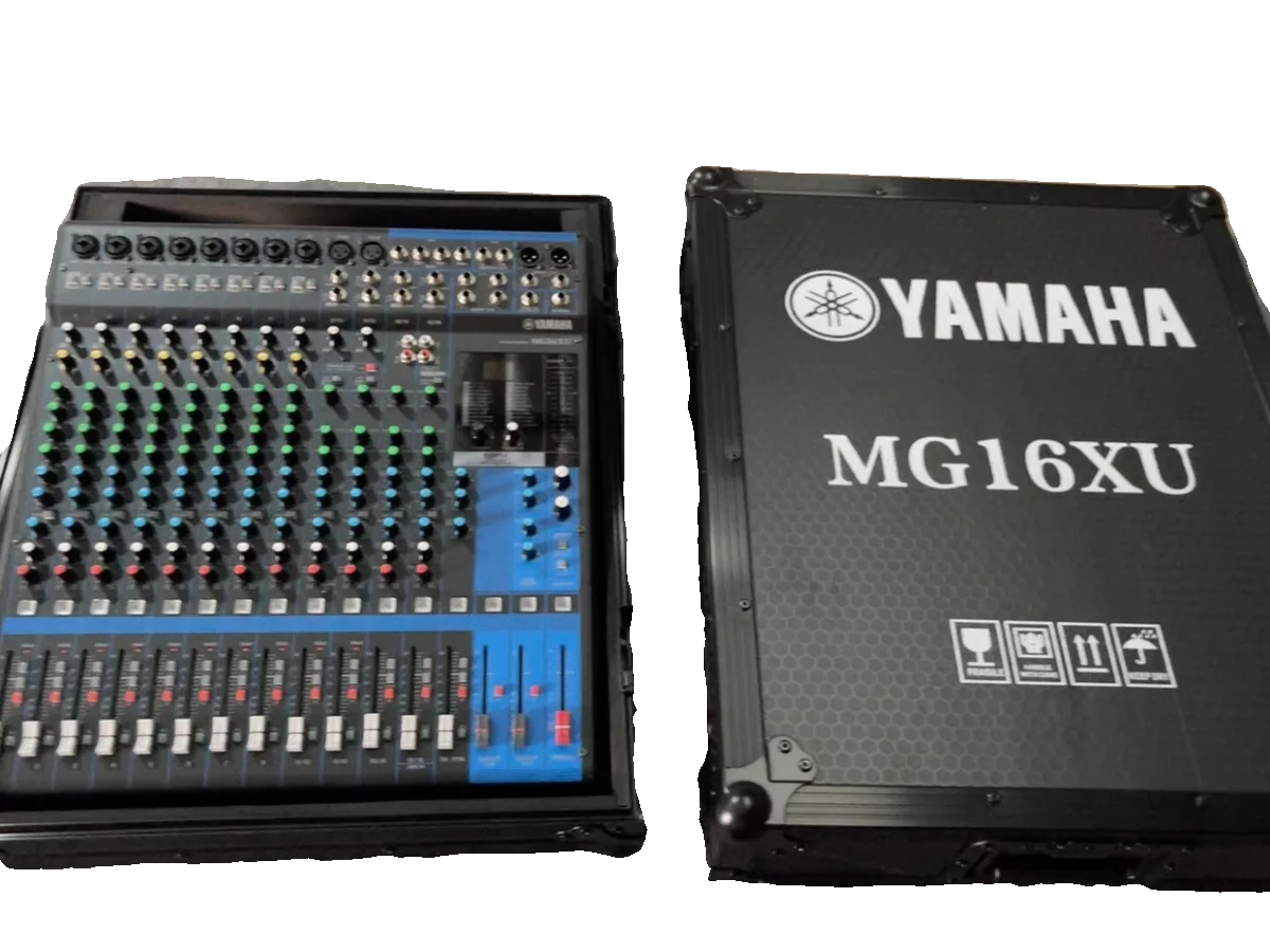 Imagem -02 - Yamaha Mixer Aviation Case Gabinete do Chassi Espessado à Prova de Choque Mg16xu Performance Case