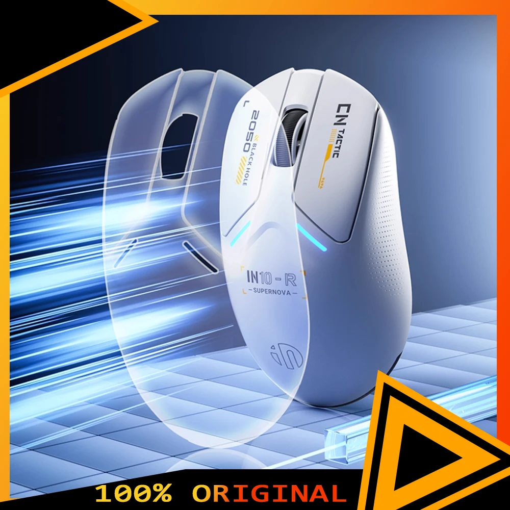 

INPHIC IN10R Wireless Mouse Tri Mode Mouse PAW3395 Wireless 8000Hz Polling Rate Lightweight Gaming Mice Gamer 1 PC Accessories