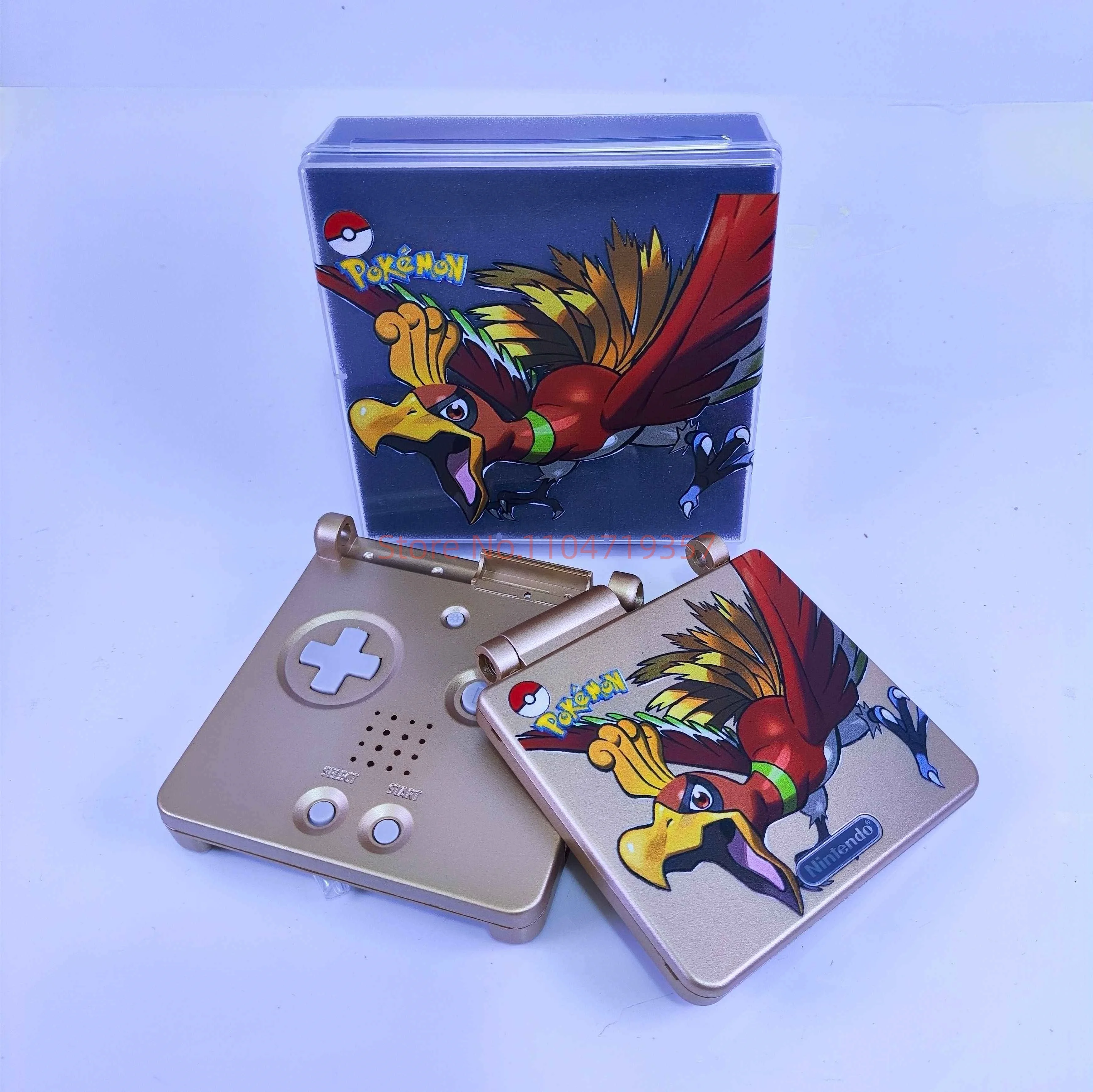 Met Box Gba Sp-verpakking en Shell Set Gengar Limited Edition, compatibel met Ips-scherm, Limited Edition speelgoedgeschenken