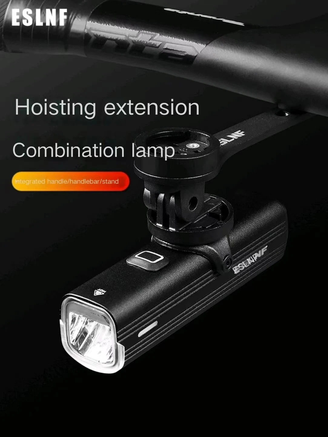 ESLNF MTB Road Bike Light1200 Lumens Lumen High Brightness Multi-Function Road Safety Front Light  Waterproof USB Chargeable Led