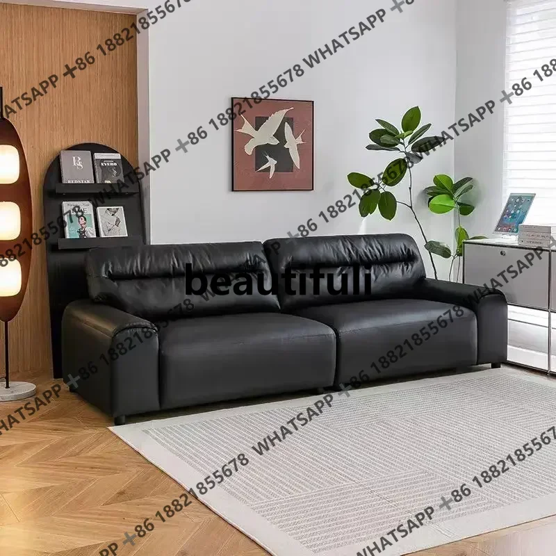 

E182 Nordic Minimalist Living Room Sofas Recliner Leather Floor Designer Sofas Luxury Lounge Relaxing Muebles Lounge Suite Furni