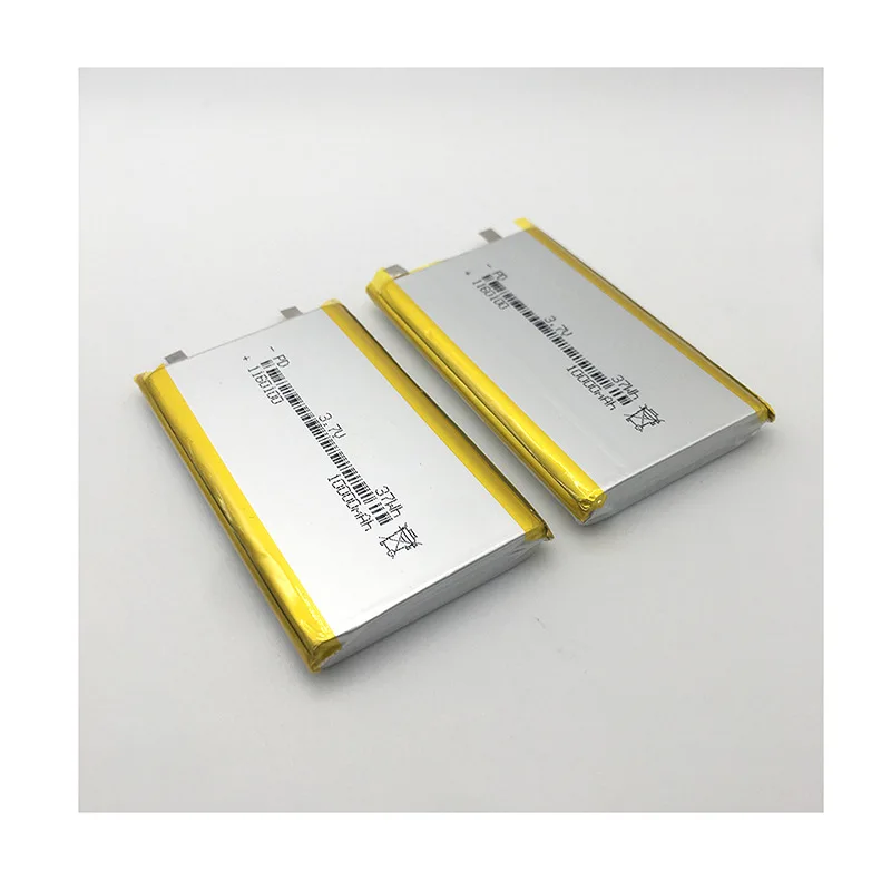 New 3.7V Max 4.2V 10000mAh 1160100 Li-Polymer Battery Cell For Xiaomi Power Bank DIY Weld Install Size About 11*60*100mm