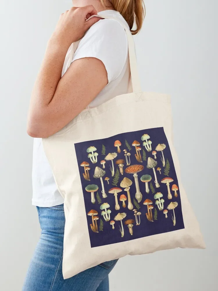 

Toadstools Tote Bag bag for beach Eco bag shopping bags foldable canvas tote