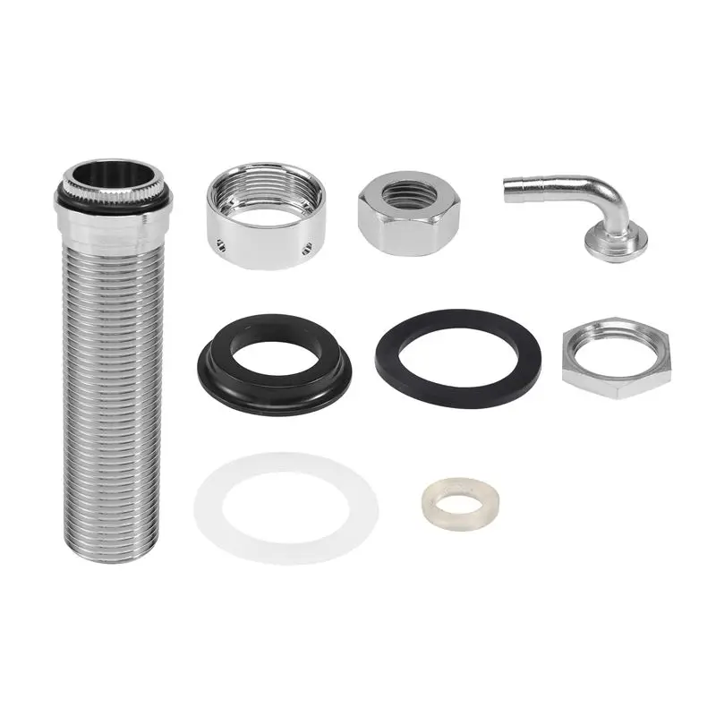 A84E-92.5Mm Stainless Steel Elbow Shank Beer Tap Draft Beer Faucet Accessories With Diameter 8Mm For Beer Keg