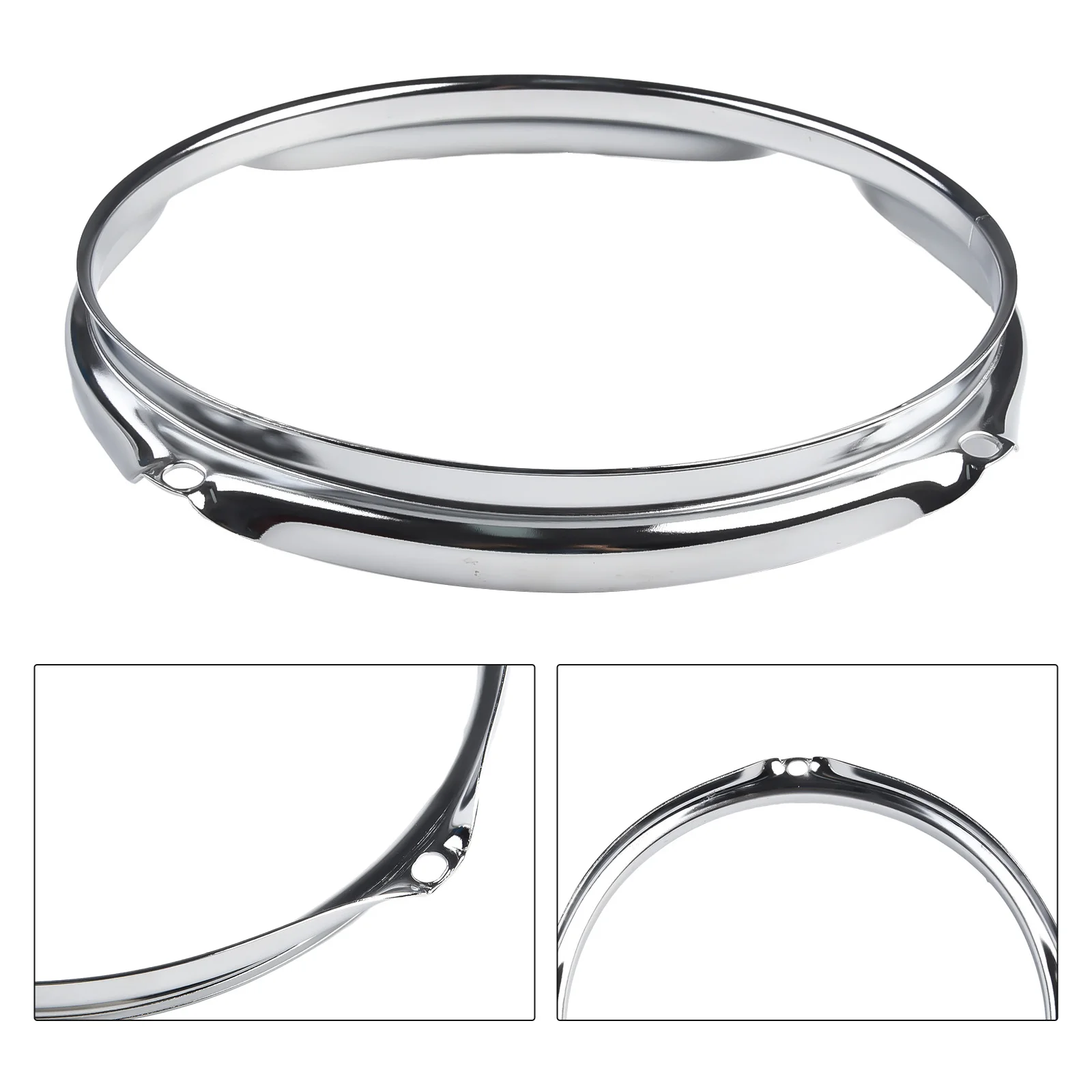 Alloy 8/10/12/14inch 4 Hole Drum Rim Snare Hoop Drum Hoop For 6\'\' Snare Drum Percussion Instrument Percussion Instrument Parts