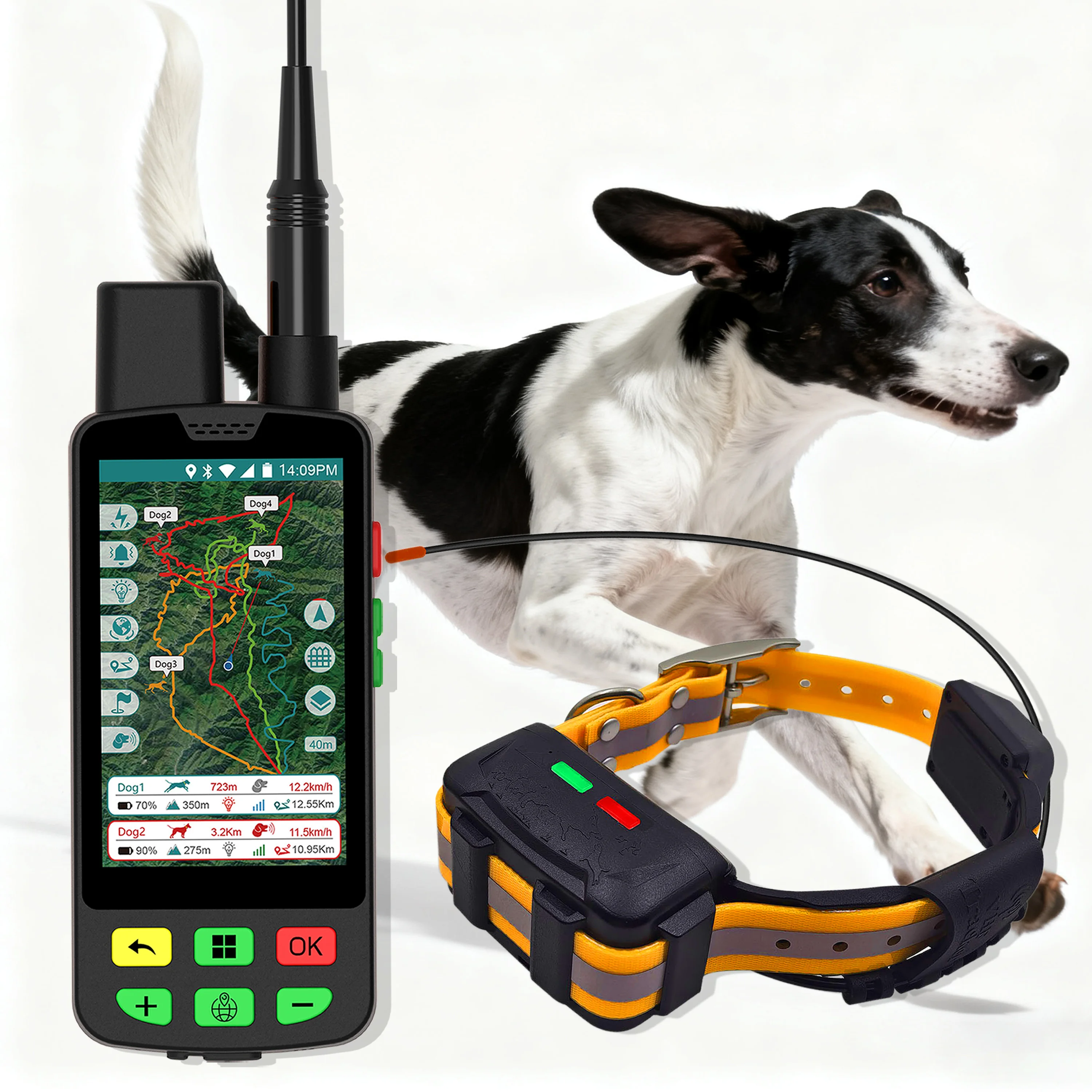 GPS Tracking Dog Tag - Unbreakable Standard Titanium Alloy Shell & NFC Data Vault