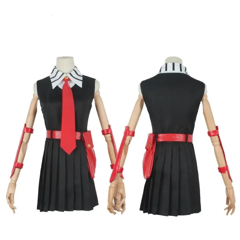 Anime Akame ga MATAR!! Akame Cosplay Costume Set para homens e mulheres, terno legal, uniforme, vestido, camisa, gravata, acessórios