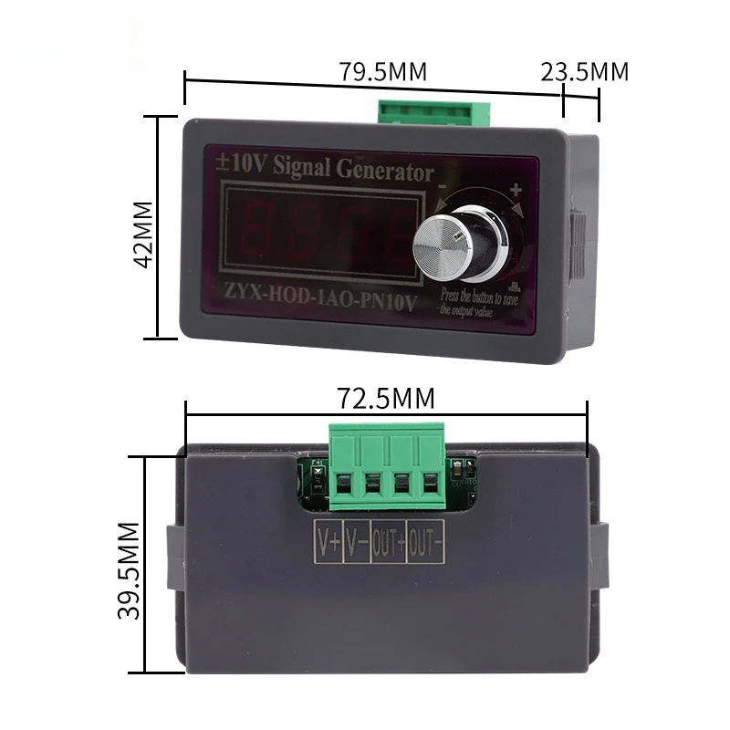 Voltage 0-10v signal generator active analog debugging PLC valve variable frequency DCS control voltmeter