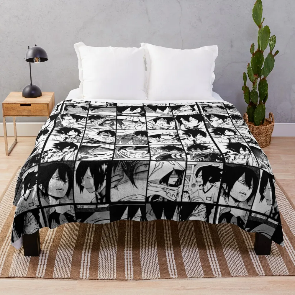 

Tama ki manga panel collage Throw Blanket for sofa Sofa Throw For Sofa Thin Blankets