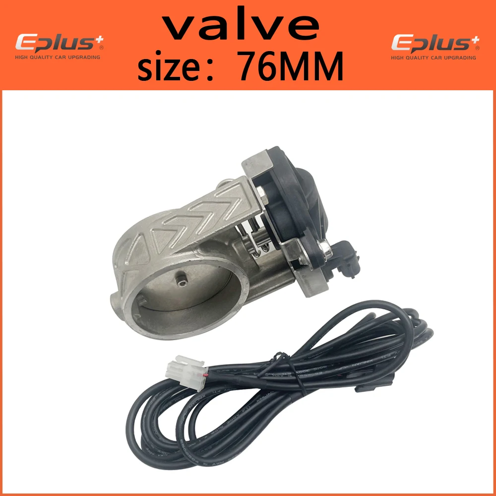 EPLUS Universele Auto Uitlaatpijp Elektrische Klep Kit 51 60 63 70 76 MM Knop Controller Kit
