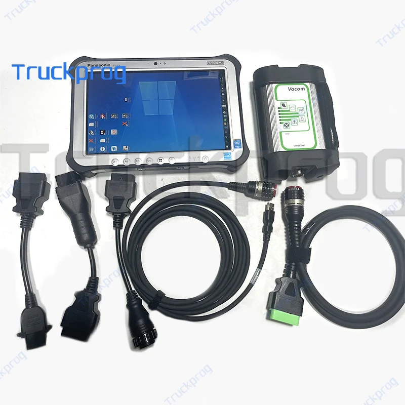 

FZ G1Tablet+ for VOCOM 88890300 VCADS Premium Tech Tool V2.8 for Renault FH/FM4 Excavator Truck Diagnostic Tool