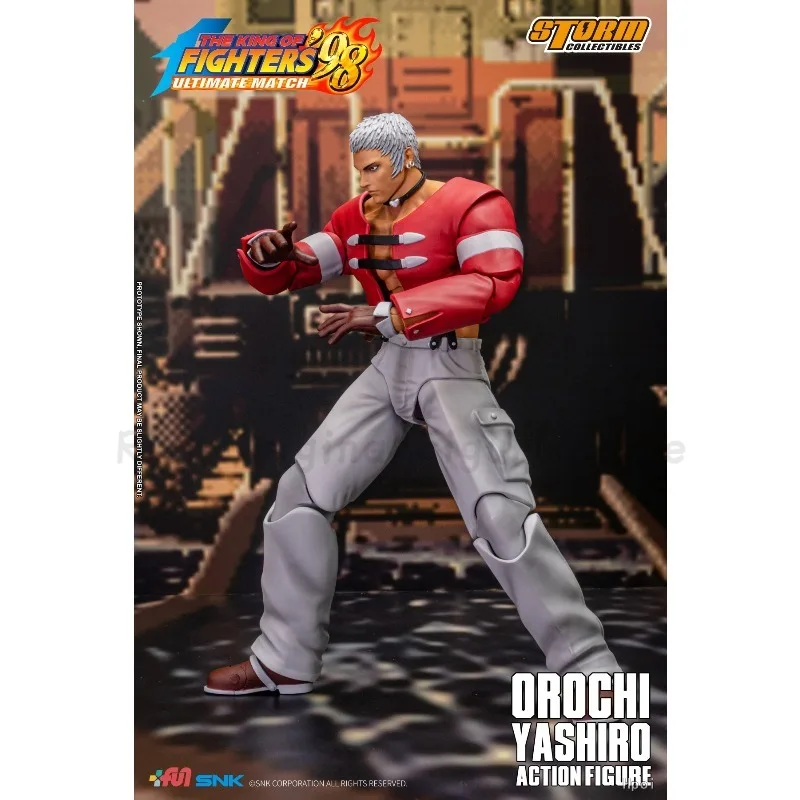 【En Stock】 coleccionables originales de tormenta OROCHI YASHIRO EL KING OF FIGHTER '98 UM Nanakase Yashiro 1/12 Anime figuras en miniatura de juguete