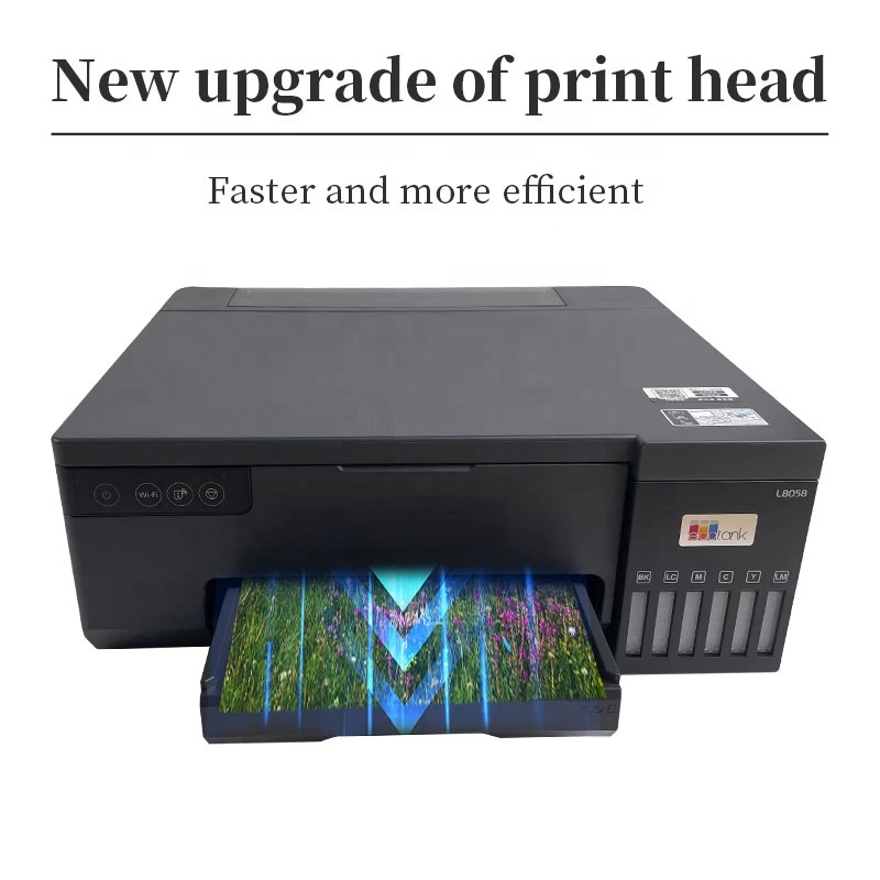 New L8050 L8058 Inkjet Printer High Speed USB Wireless Drive Sublimation Printer a 4 Size 6 Color Cmykcm 5760X1440dpi JP