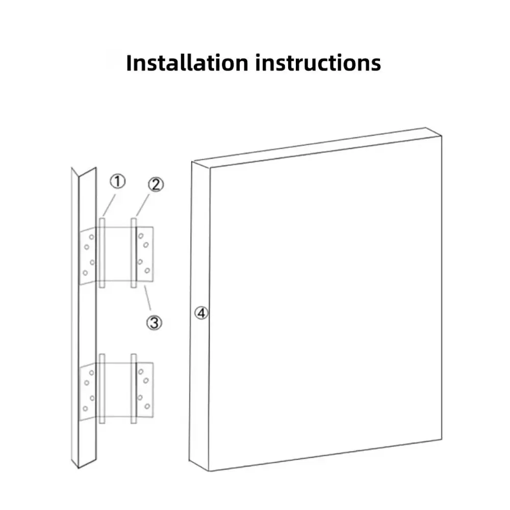 

1 шт. двойная петля для двери с внутренней и внешней усиленной пружиной, бесшумные петли из нержавеющей стали 3/4/5/6 дюймов, петля с пружиной в комплекте