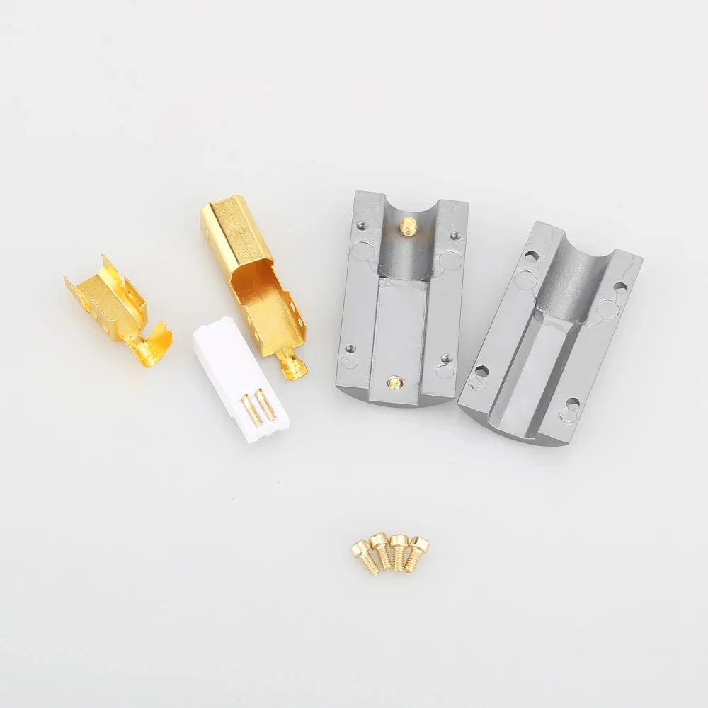 Viborg HI-END 24K مطلية بالذهب USB 2.0 a إلى B موصل عالي الجودة لتقوم بها بنفسك كابل USB Hi-Fi لنقل الصوت والبيانات