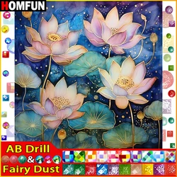 HOMFUN Fairy Dust AB Diamond Painting Full Square/Round Drill 5D fai da te 