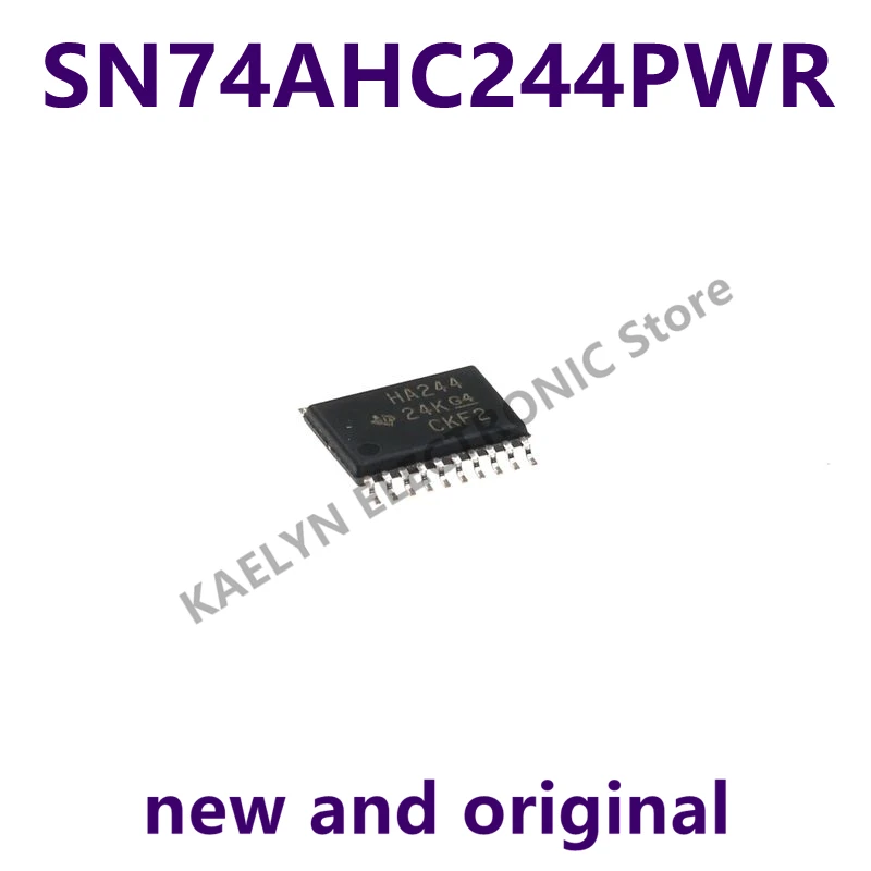 10pcs/lot New and Original SN74AHC244PWR SN74AHC244  Buffer, Non-Inverting 2 Element 4 Bit per Element 3-State Output 20-TSSOP