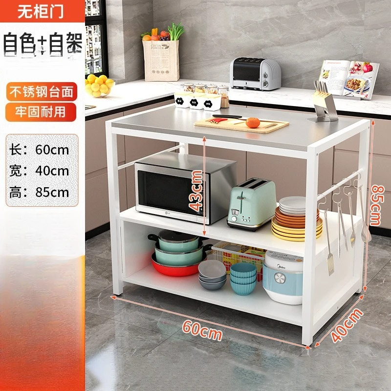 Grab Rack Oven Dishes Multi-layer Storage Rack Stainless Steel Kitchen Microwave