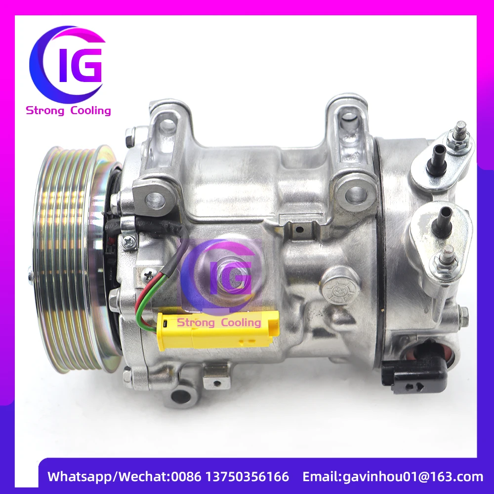 AC Compressor SD7C16 For Peugeot 408 308 807 406 For Citroen C4 Berlingo 9800839580 9671216780 9659875880 9651911480 9656483580