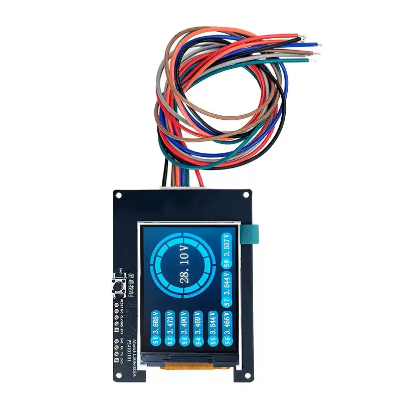 Heltec 4S 6S 8S Battery Voltage Tester for Li-ion, LiFePO4, LTO Packs, Single Cell & Series Voltage Monitor