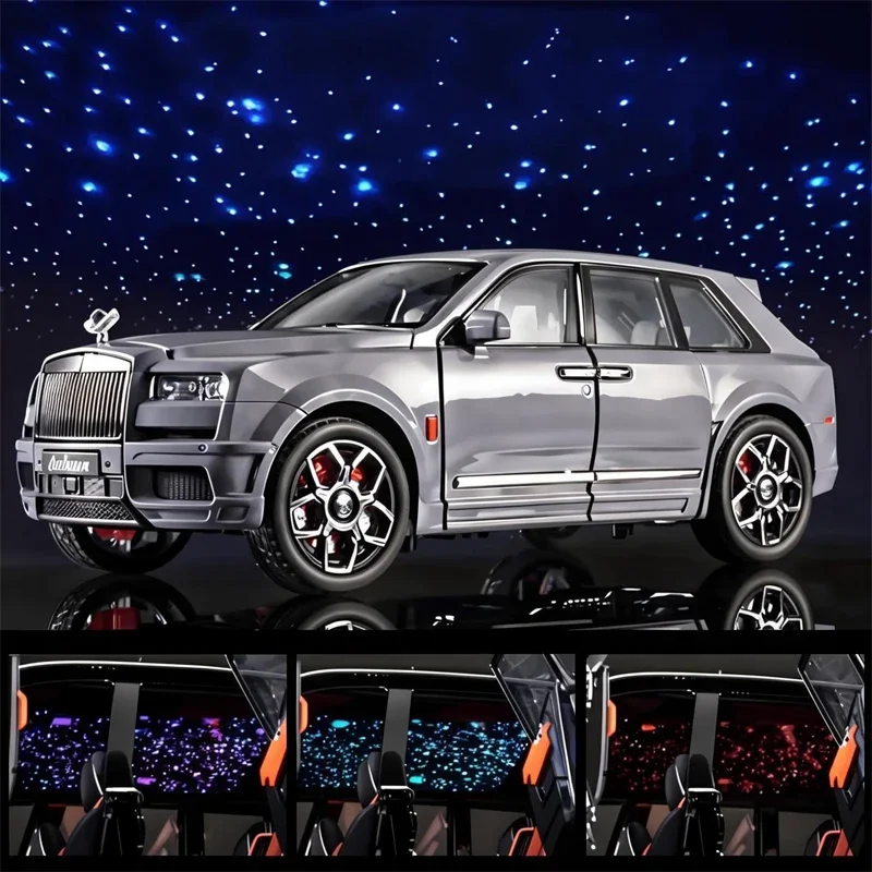 1:20 Cullinan Luxe Off Road SUV Legering Metaal Diecast Model Auto Speelgoed Voertuigen Miniatuur Schaal Model Auto Speelgoed Voor Kinderen