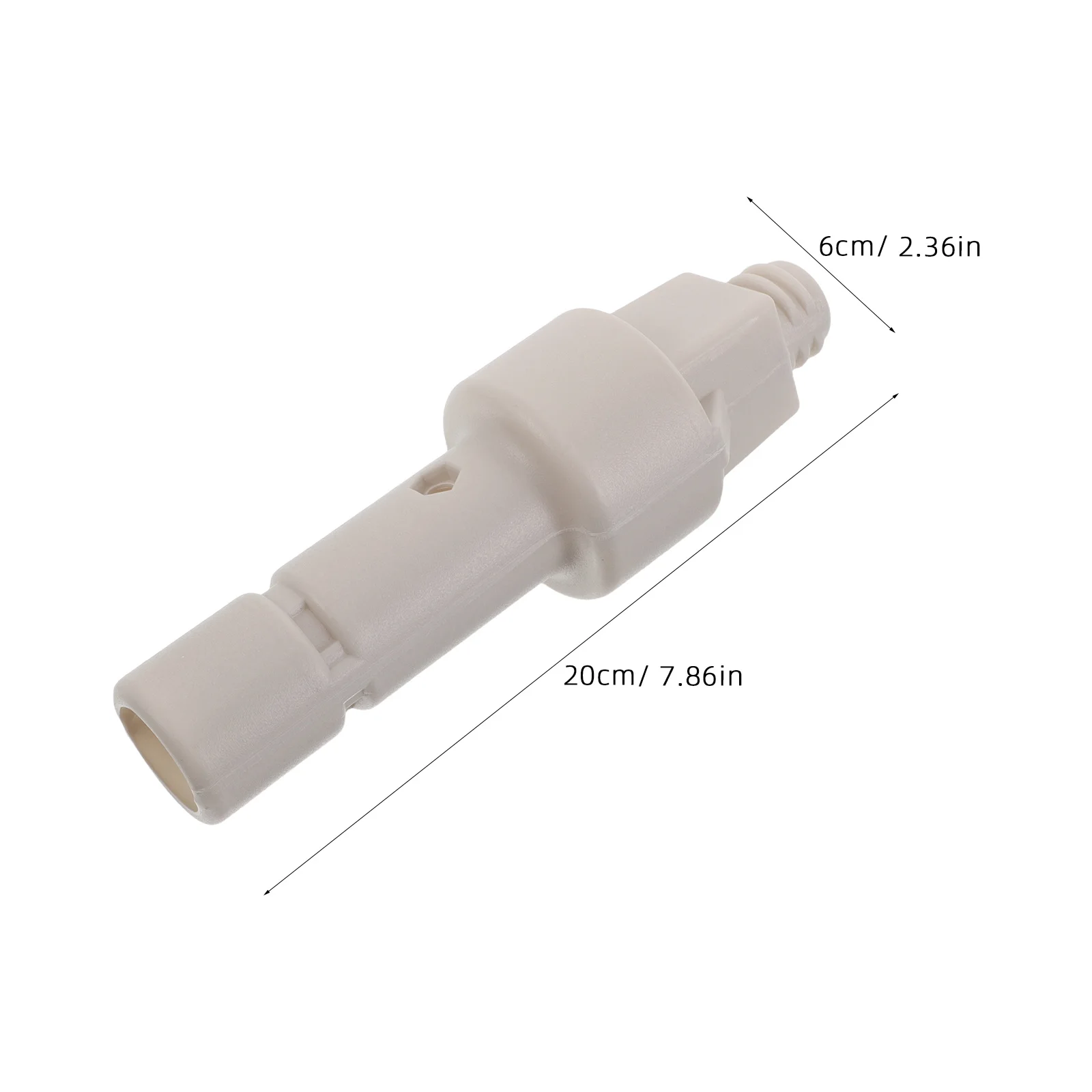 2 pezzi set altalena tubi parco giochi parti di tubi di plastica di ricambio 7.86x2.36 riparazione tubi altalena flessibili resistenti per esterni