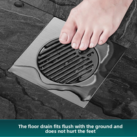 Say Goodbye to Clogged Drains! Comb-Style Floor Drain - Catches Hair, Protects Feet, Fits Any Bathroom