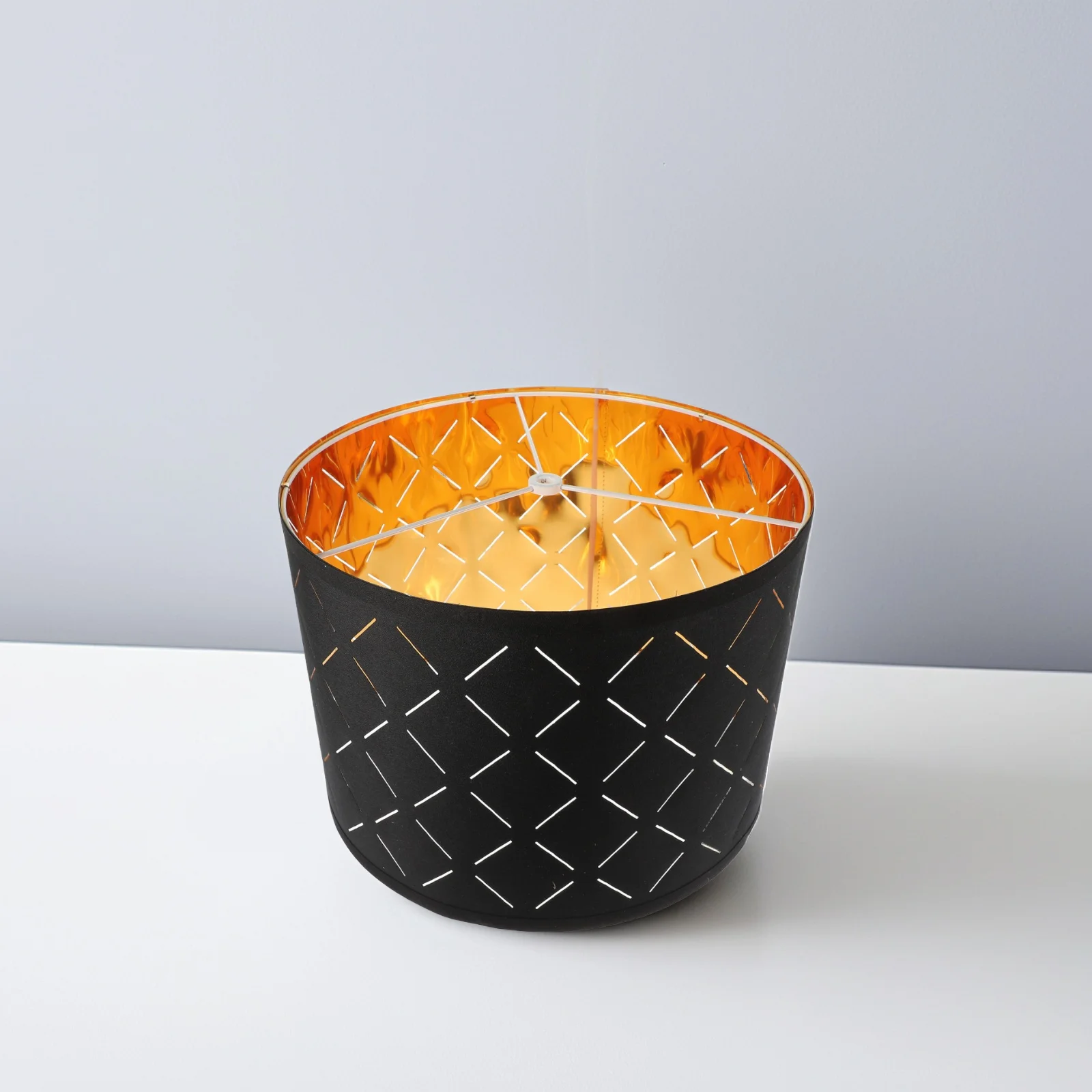 

Decorative Lampshade Large Black Fabric Replacement for Table Desk Lamps Hotel Lighting Accessories