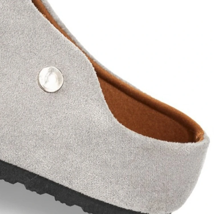 Neue Vielseitige Übergrößen-Herrenschuhe für Outdoor-Aktivitäten, Abriebfest, Bequeme Slip-On Schuhe, Halbzehen-Pantoffeln – Detail 3