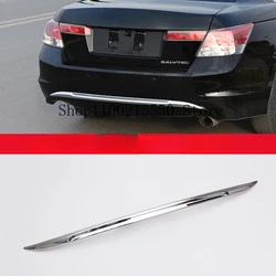 Car trunk tailgate rear bumper trim ABS chrome For Honda Accord 2008 2009 2010 2011 2012  trunk trim accessories car styling