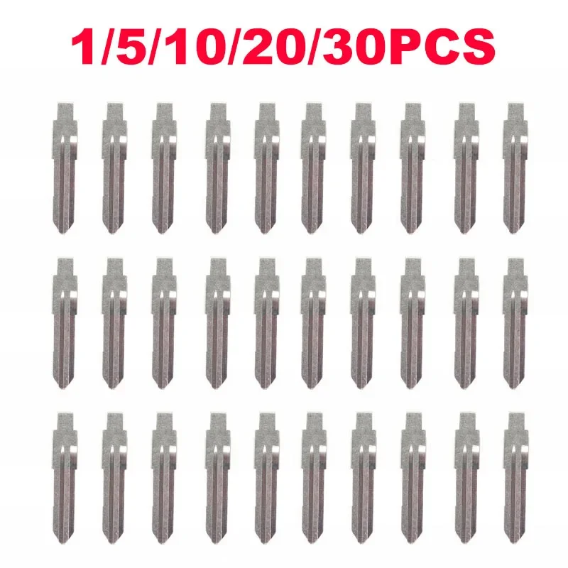 1/5/10/20/30Pcs L5 Car Key Blade Uncut Replacement Car Key Blade Case for Lada Shell Blank Cvover Without Chip