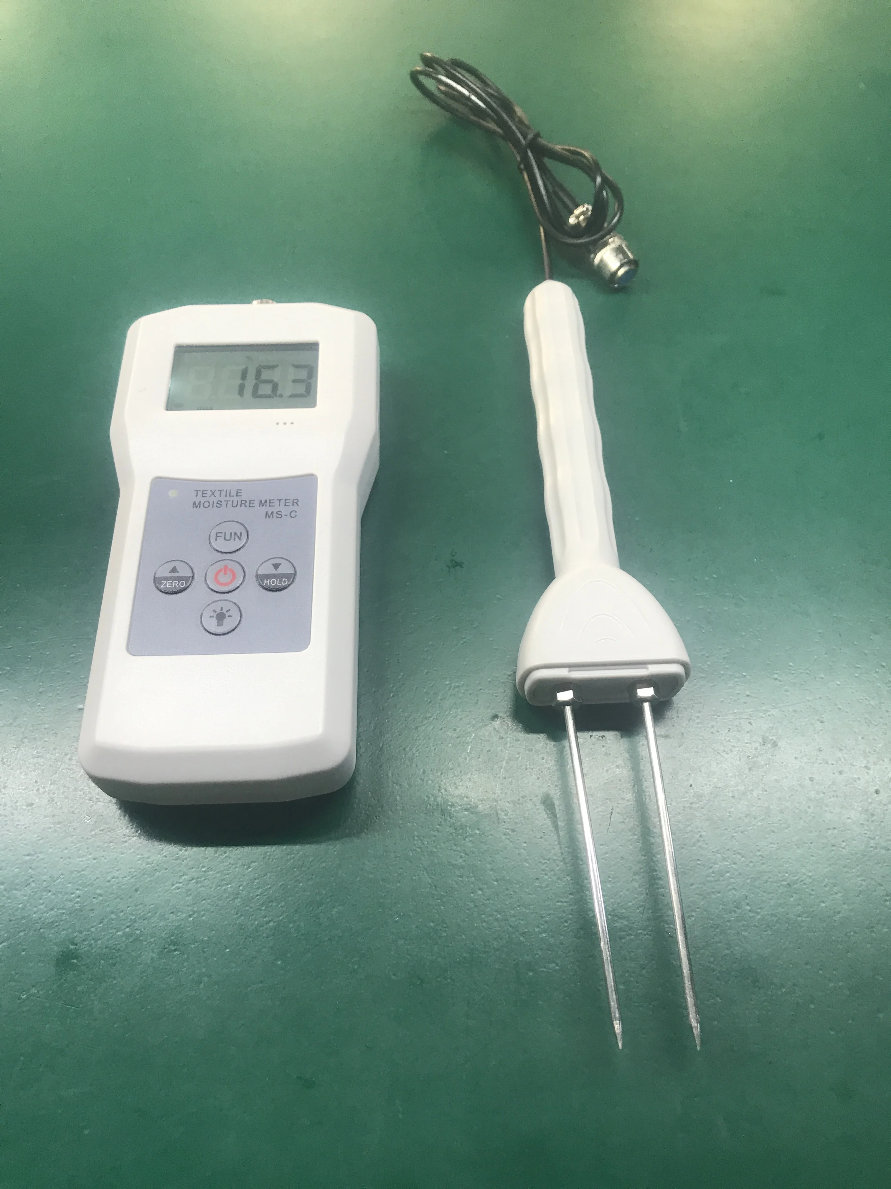 

MS-C Textile Moisture Meter Measuring For Textile Materials Clothes Cotton Yarm Wool Moisture Meter Tester