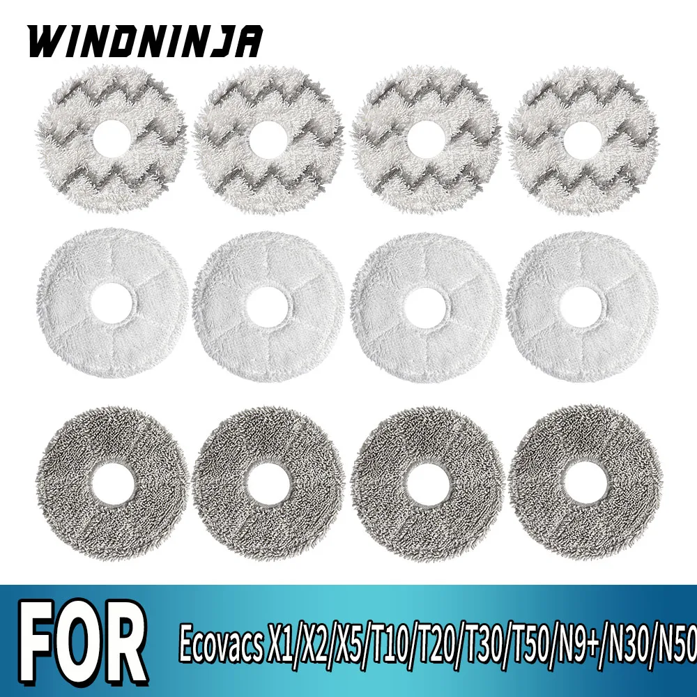 

Сменная моющаяся многоразовая салфетка для роботов-пылесосов Ecovacs X1 X2 X5 T10 T20 T30 T50 N30 N50 N9+