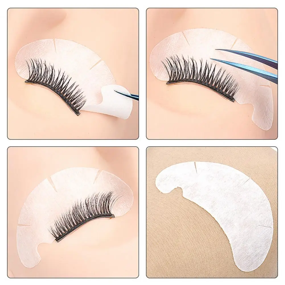 50 Pairs U Shape Eyelash Pads Grafted Lash Hydrogels Gel Patches Under Eye Pads For Eyelash Extension Tips Sticker Makeup Tools